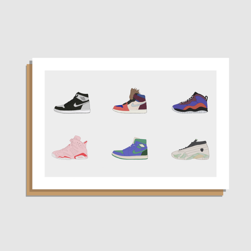 Aleali May Sneakers Greeting Card
