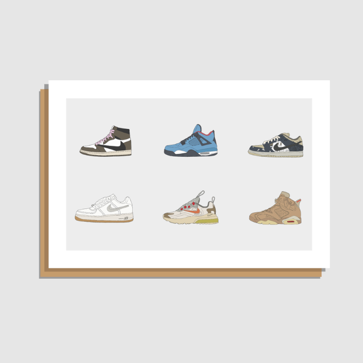 Travis Scott Sneakers Greeting Card